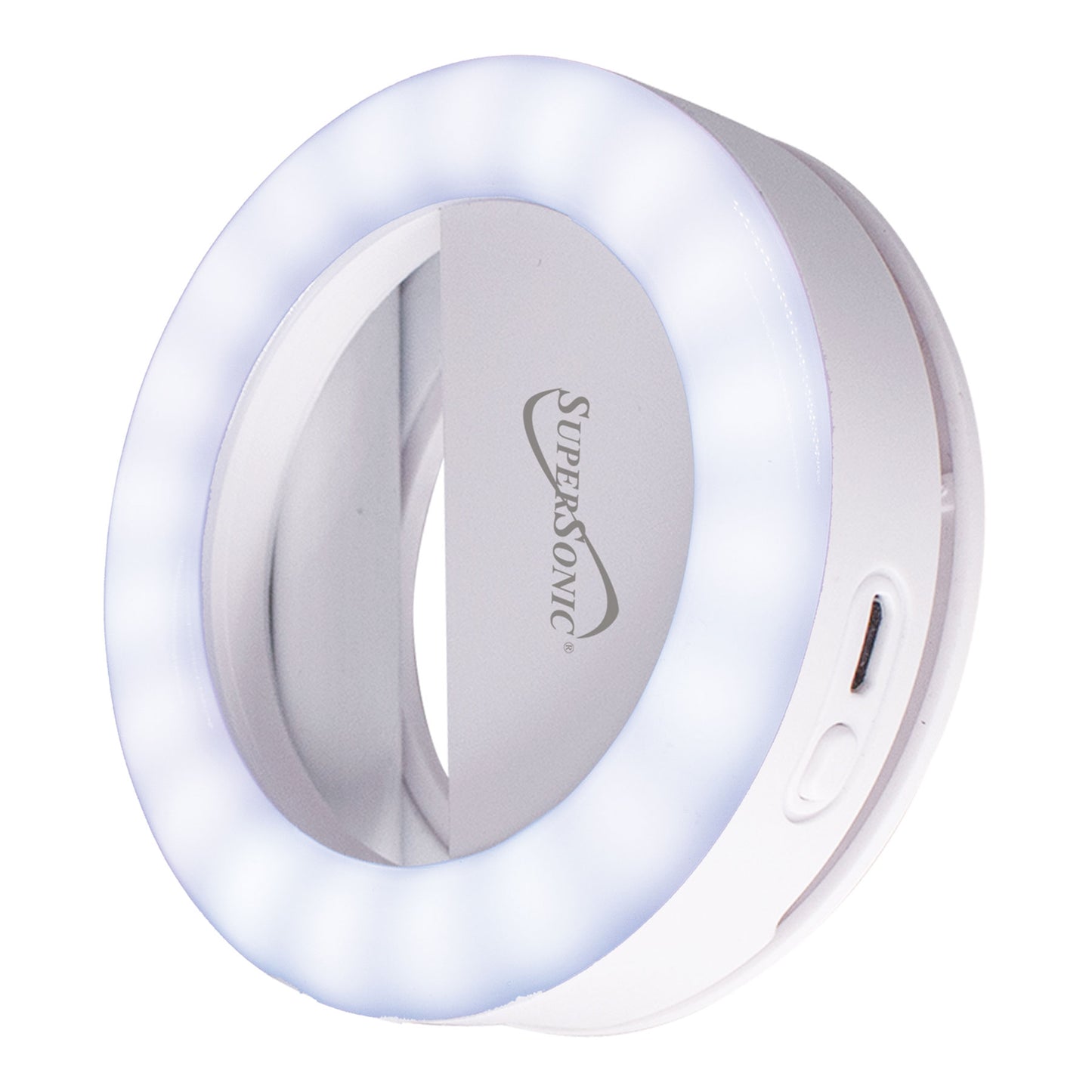 CLIP-ON 18 LED Selfie Ring Light with RGB