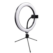 Pro Live Stream 10” Desk Selfie Ring Light With Rgb