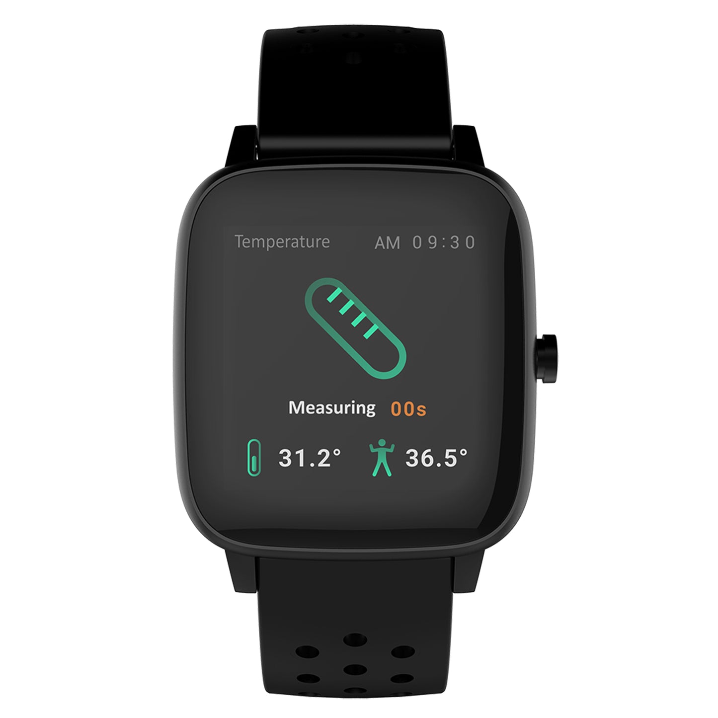 1.4” Touch Screen Smartwatch with Body Temperature Monitor