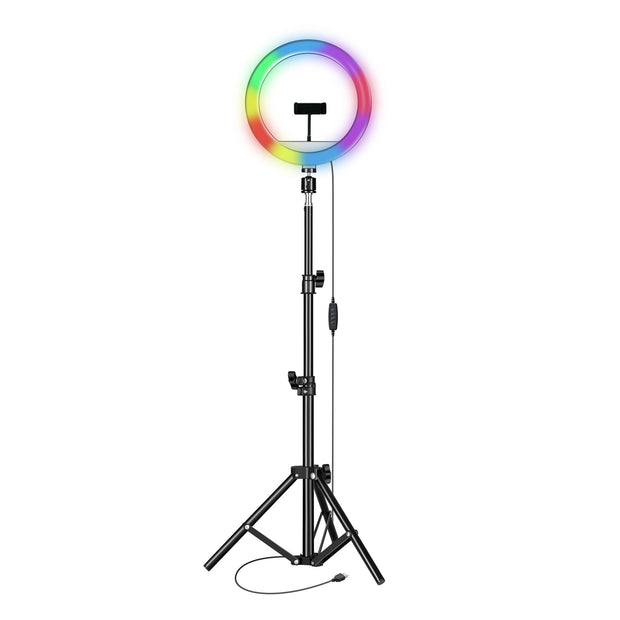 PRO LIVE STREAM 12” SELFIE RING LIGHT WITH RGB