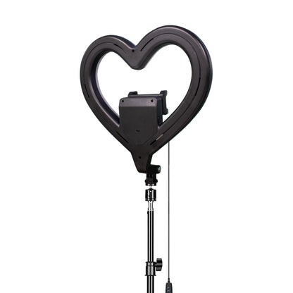 Pro Live Stream 10” Heart Shaped Selfie Ring Light