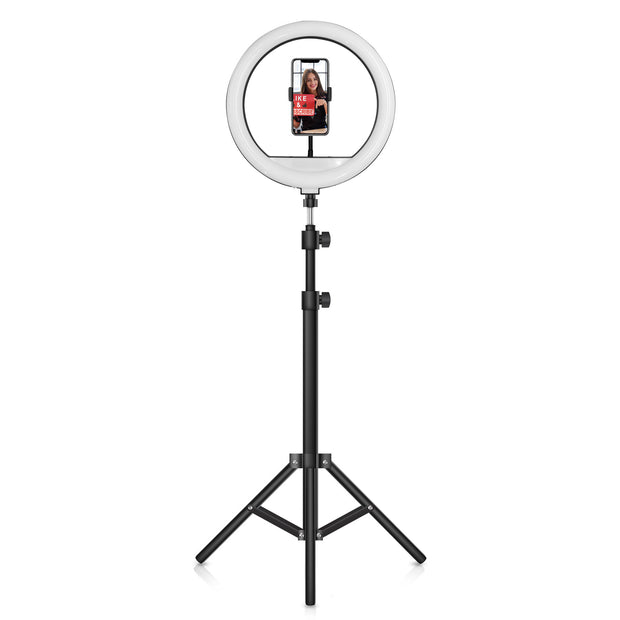 PRO LIVE STREAM 14” FLOOR STANDING SELFIE RING LIGHT