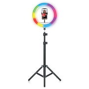 PRO LIVE STREAM 14” FLOOR RING LIGHT WITH RGB
