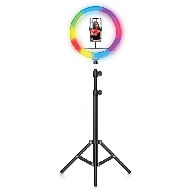 PRO LIVE STREAM 14” FLOOR RING LIGHT WITH RGB