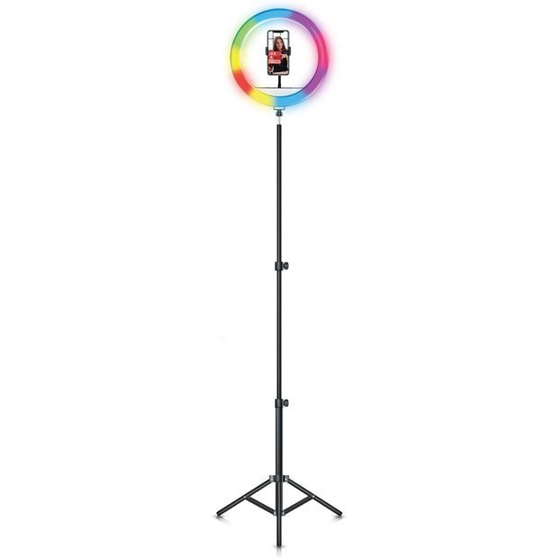 PRO LIVE STREAM 14” FLOOR RING LIGHT WITH RGB