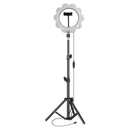 PRO LIVE STREAM 12”FLOWER SHAPED SELFIE RING LIGHT