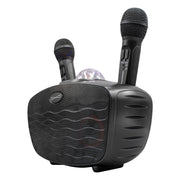 Bluetooth Karaoke Speaker with 2 Microphones and Disco Ball