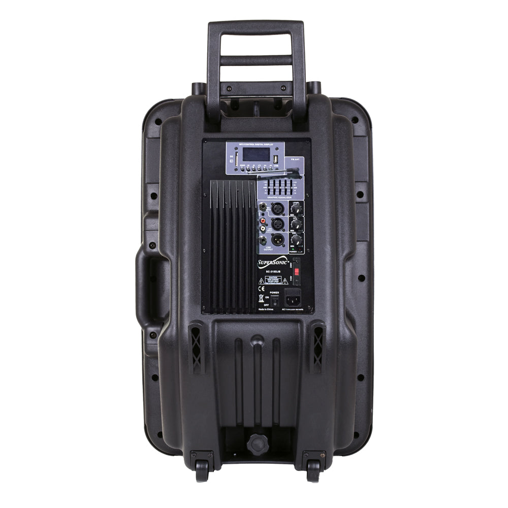 15” Portable Bluetooth® Dj Speaker