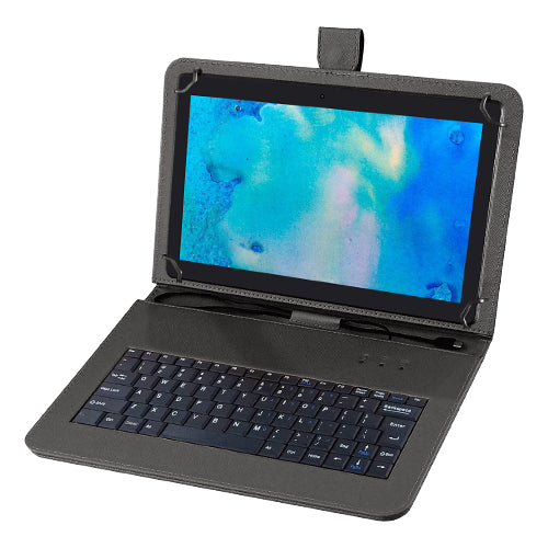10.1” ANDROID 12 TABLET WITH KEYBOARD CASE & WIRED HEADPHONES