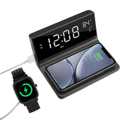 Dual Alarm Clock with Wireless Charger 2-IN-1 Wireless Charger
