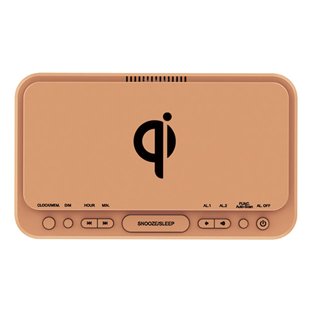 Clock Radio with Qi Wireless Charging Station