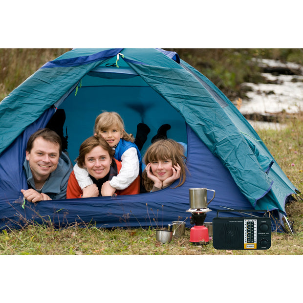 5 Band AM/FM/SW/TV Portable Radio