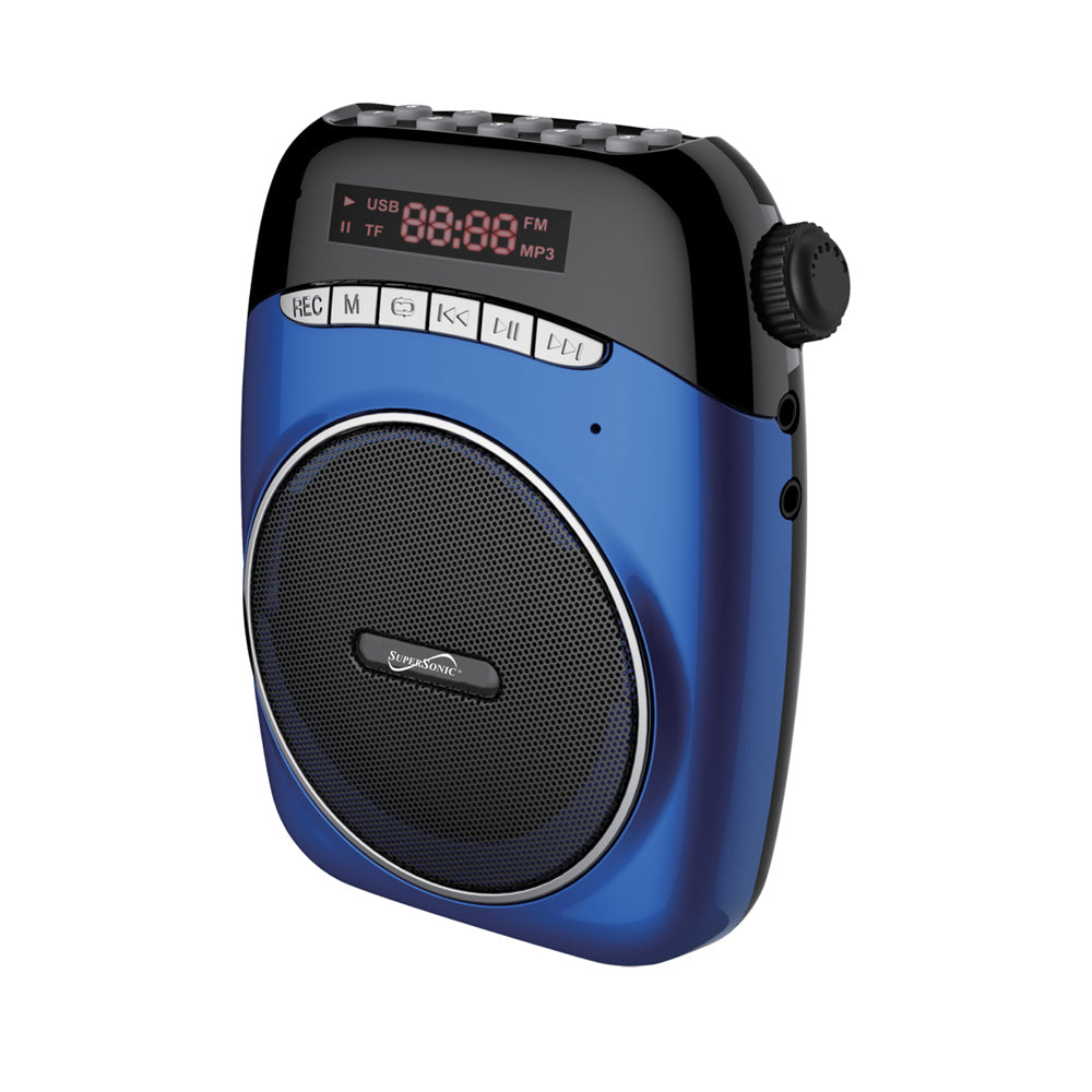 Portable PA System with USB and Micro SD Card Slot