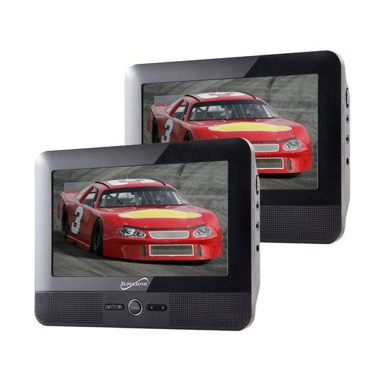 7” Dual Screen Portable DVD Player