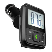 Bluetooth® Wireless FM transmitter with USB, AUX, and Micro SD Inputs