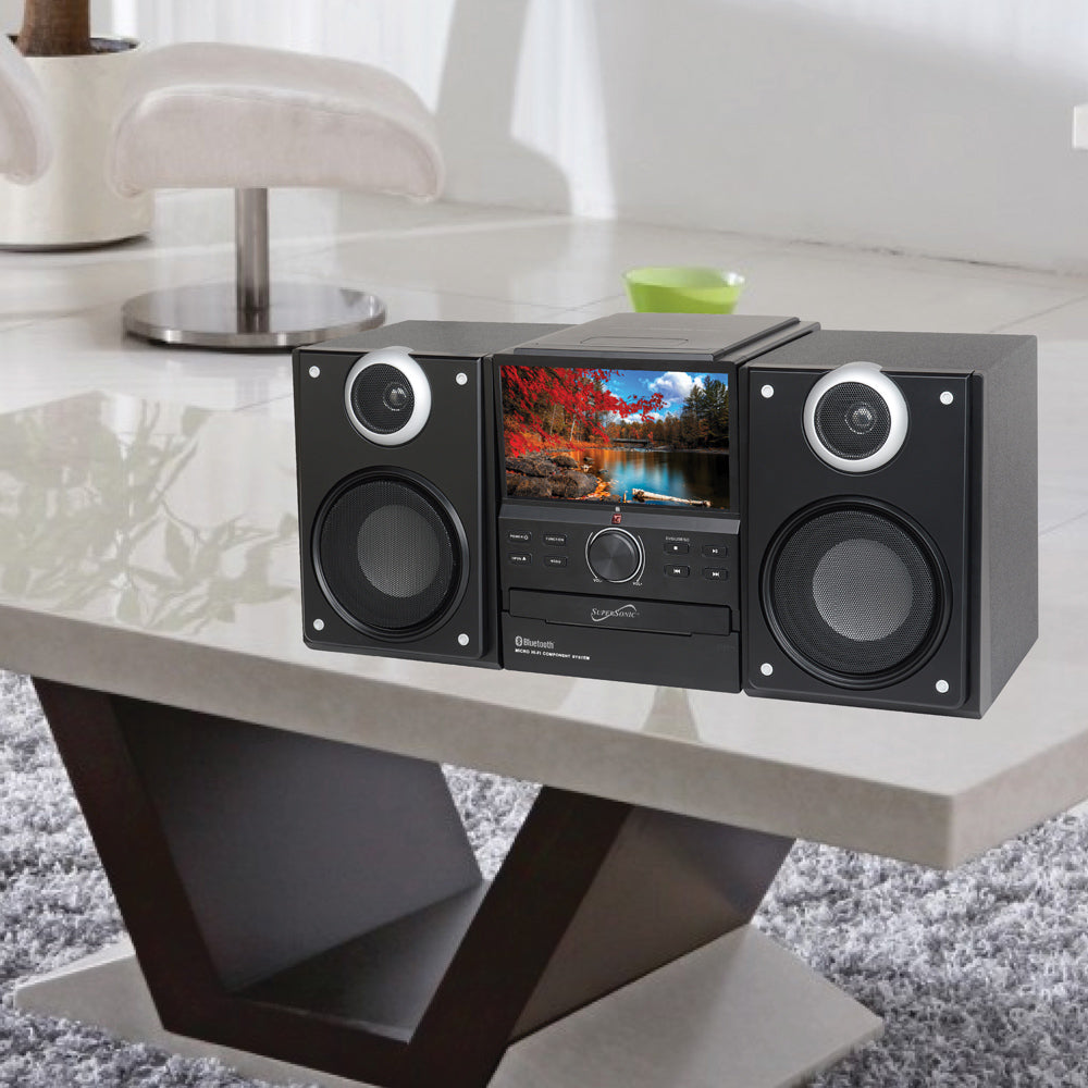 Hi-Fi Audio Micro System with Bluetooth® & DVD Player – Supersonic Inc