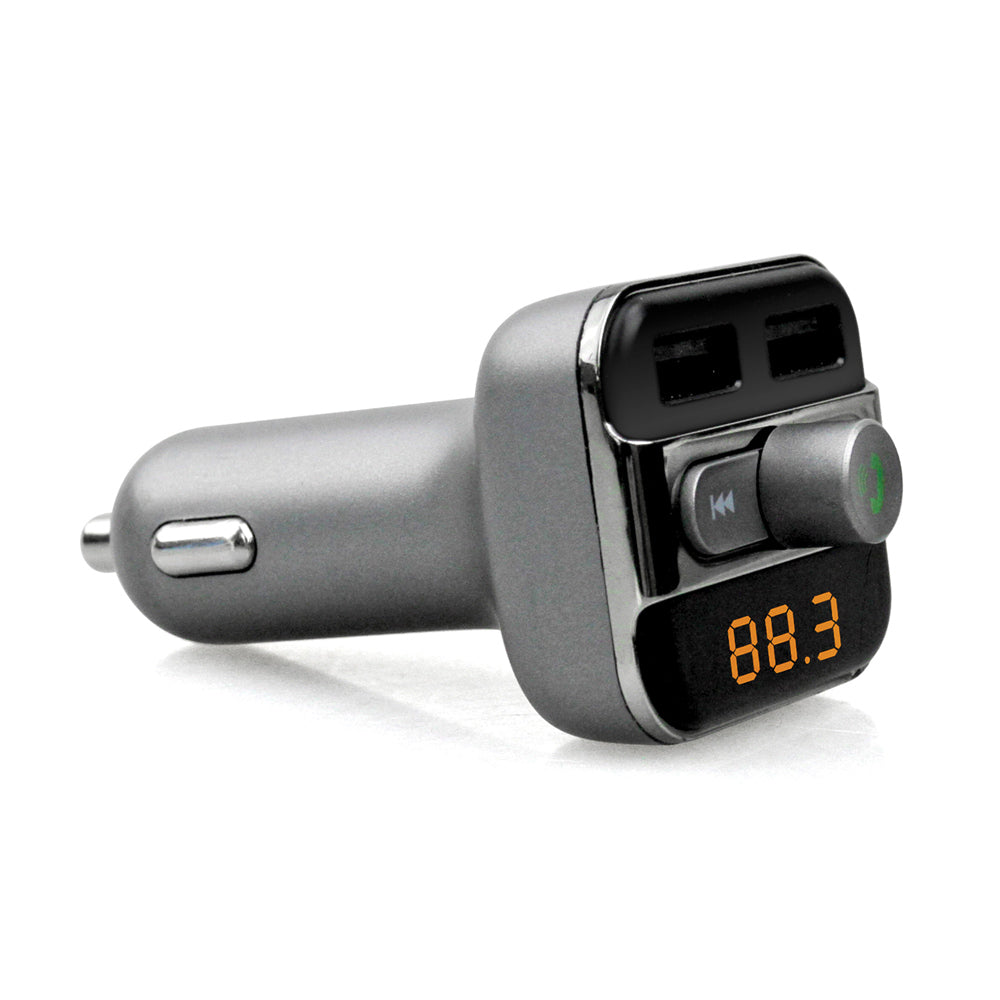 Bluetooth® Wireless FM transmitter & Car charger – Supersonic Inc