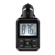 Bluetooth® Wireless FM transmitter with USB, AUX, and Micro SD Inputs