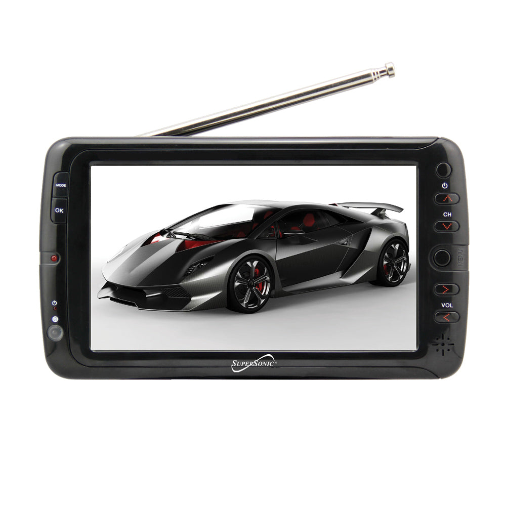 7” Portable Digital LCD TV with USB & SD Inputs Supersonic Inc