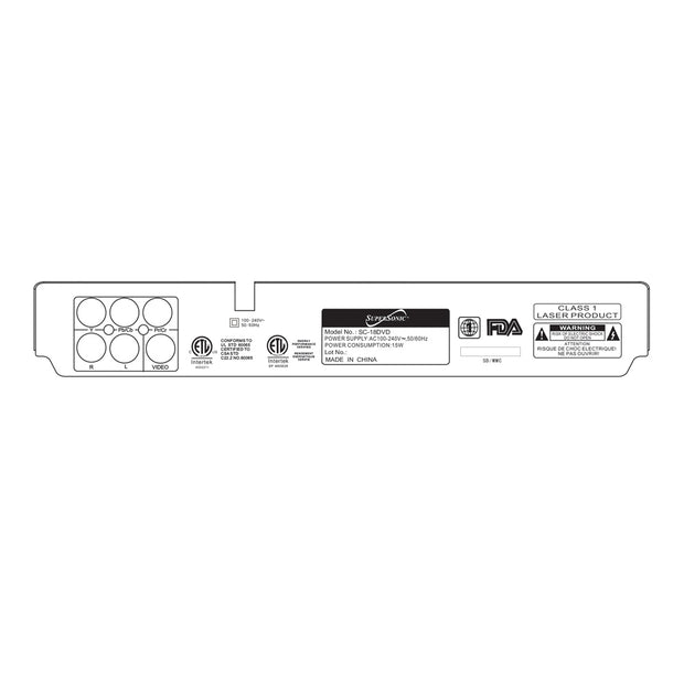 2.0 Channel DVD Player