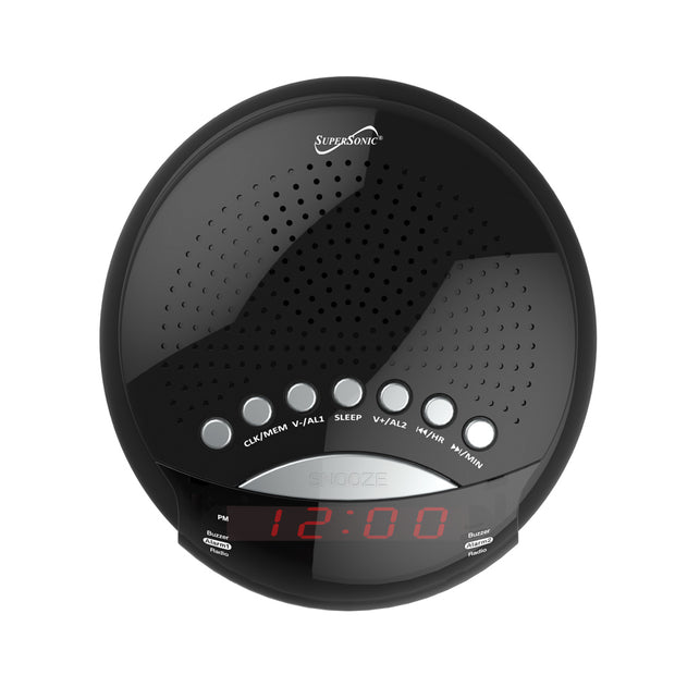 Dual Alarm Clock Radio