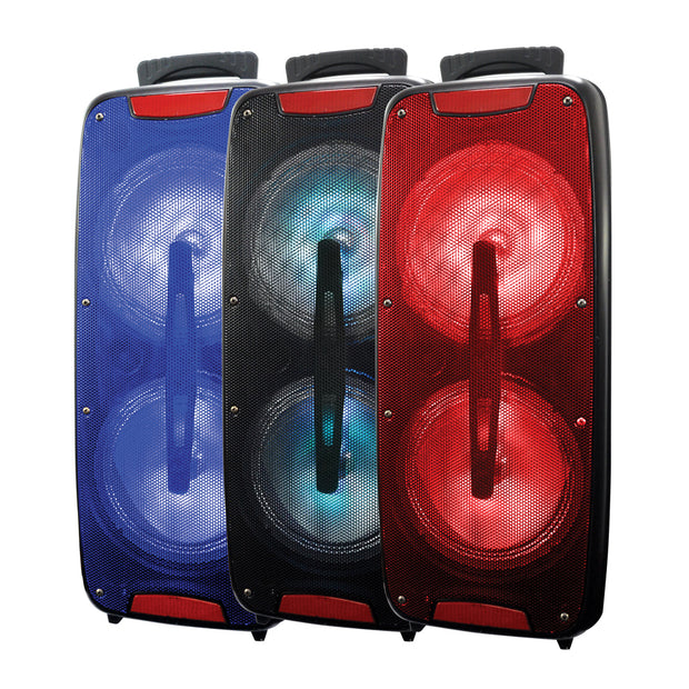 Dual 8” Bluetooth Speaker with True Wireless Technology