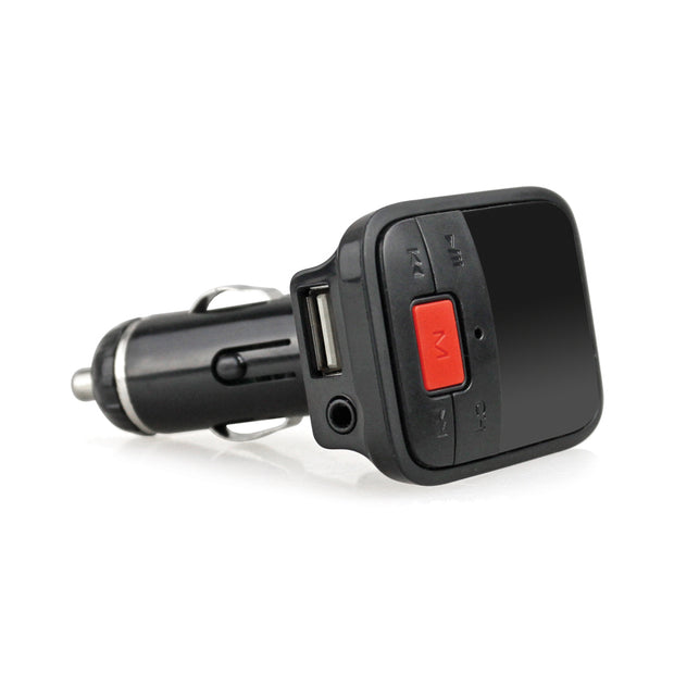 Bluetooth® Wireless FM transmitter with USB, AUX, and Micro SD Inputs
