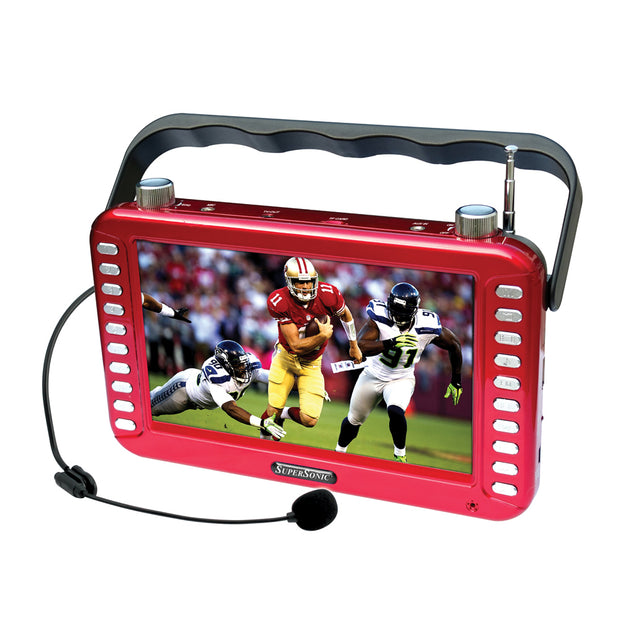 7” Multifunctional PA Speaker With Usb, Micro SD And Aux Inputs