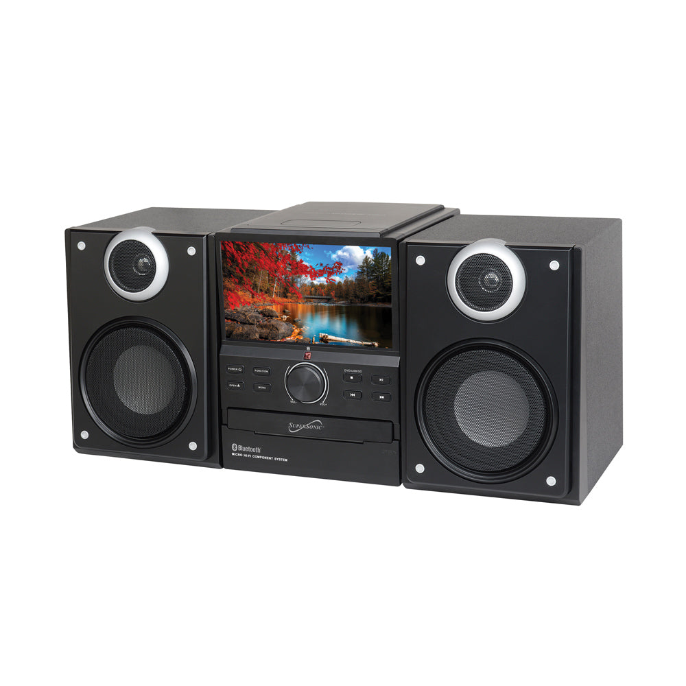 Hi-Fi Audio Micro System with Bluetooth® & DVD Player