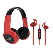 Wireless Bluetooth® Headphones & Earphones Combo Kit