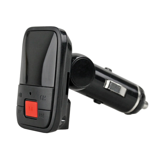 Bluetooth® Wireless FM transmitter with USB, AUX, and Micro SD Inputs