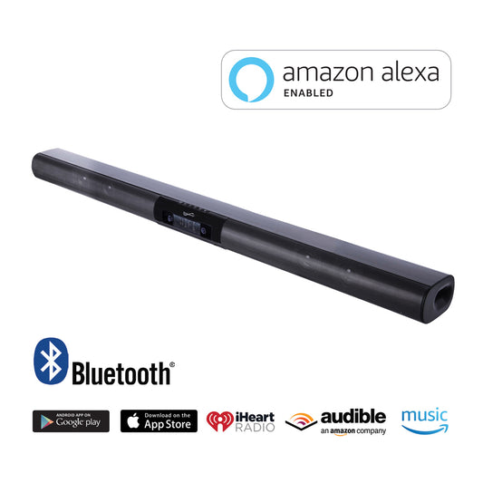 37” Premium Optical Bluetooth® SoundBar System with Alexa Voice Control
