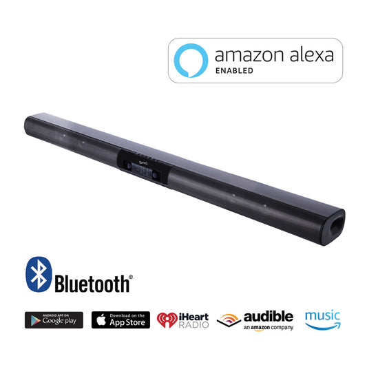 37” WiFi Bluetooth® SoundBar with Alexa Voice Control - 40W