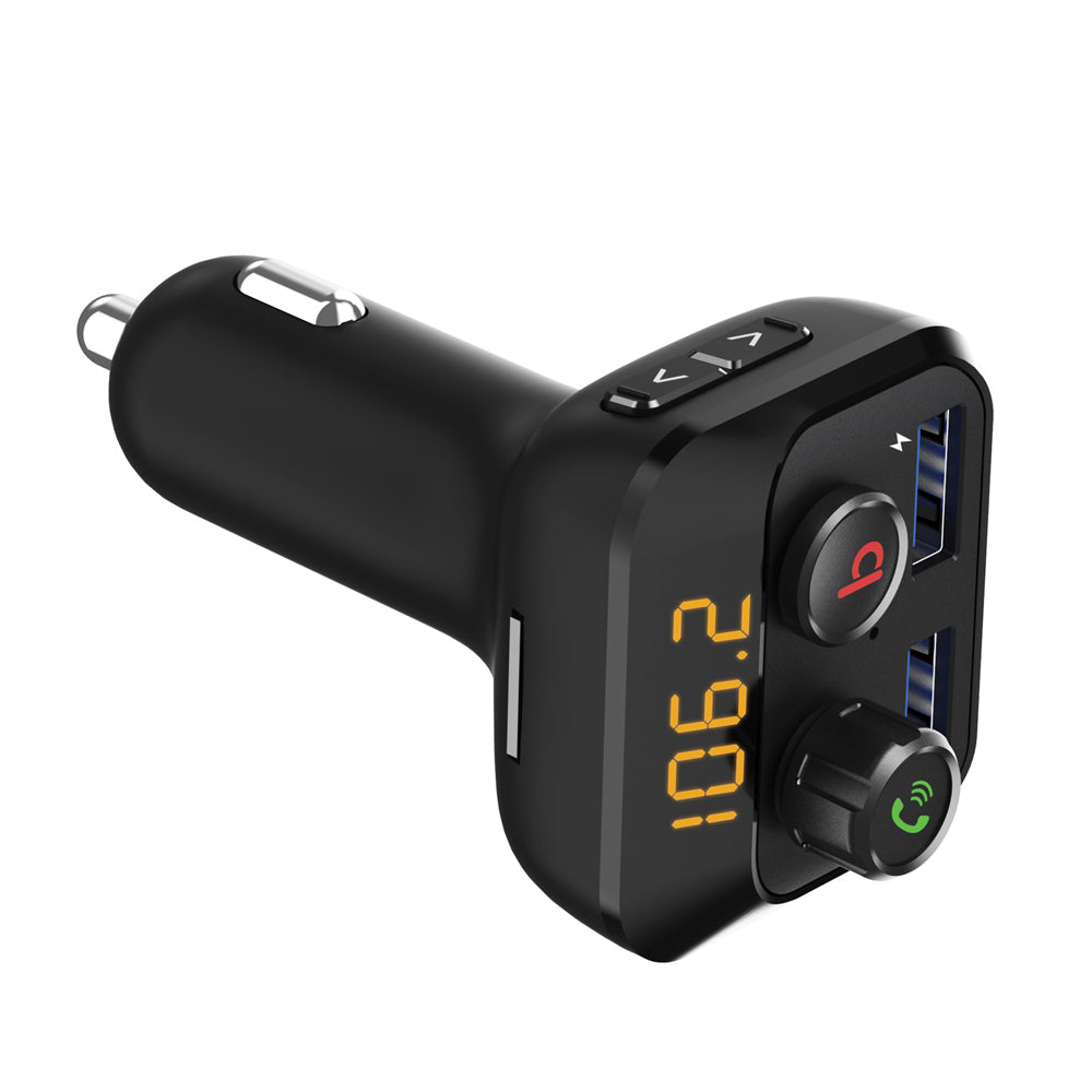 Bluetooth® Wireless FM transmitter with USB, AUX, and Micro SD Inputs –  Supersonic Inc