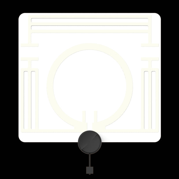 360º HDTV Digital Amplified Indoor Motorized Rotating Antenna