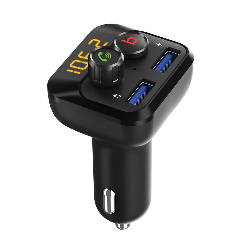 Bluetooth® Wireless FM transmitter Dual USB & Car charger – Supersonic Inc